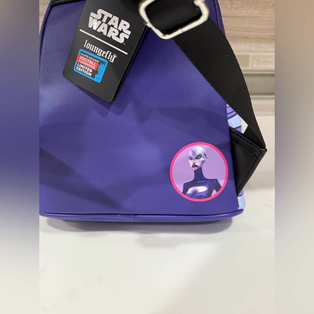 Loungefly NYCC 2022 Star Wars Asajj Ventress Cosplay Mini Backpack π Exclusive - Picture 8 of 10